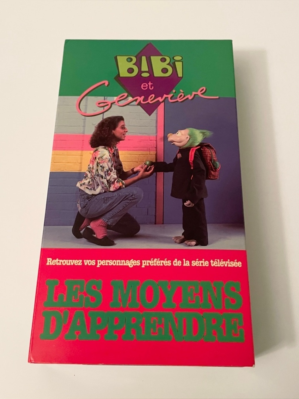 Vintage Bibi et Geneviève VHS - Les Moyens d'Apprendre (1993) French